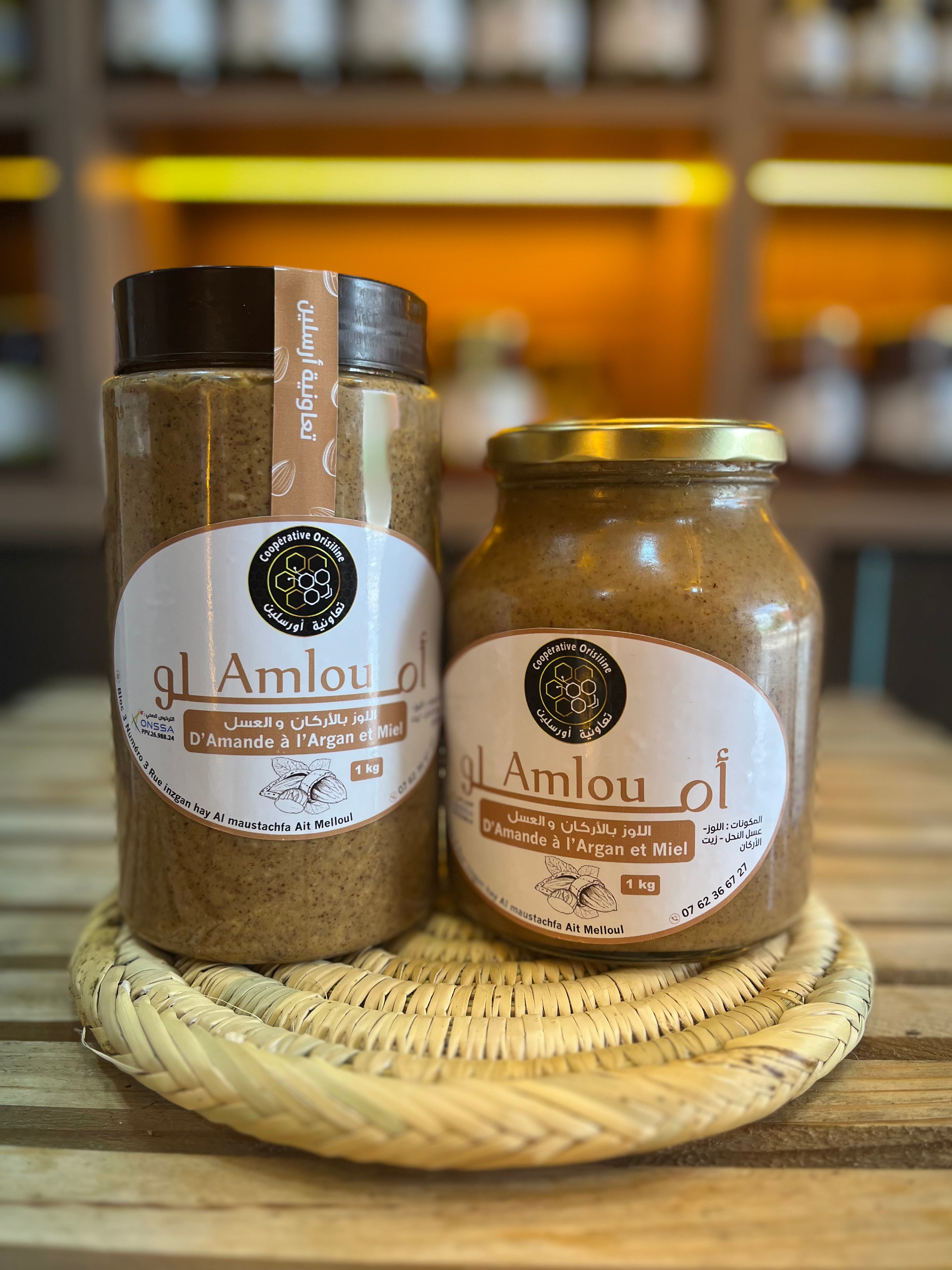 Amlou aux Amandes, à l’Huile d’Argan et au Miel - املو اللوز بالاركان والعسل